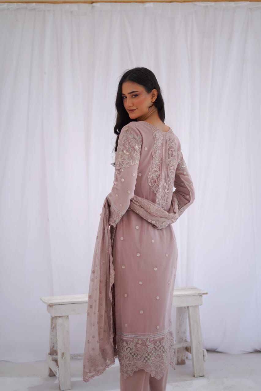 NEW ARRIVAL – T-Pink Chiffon Set