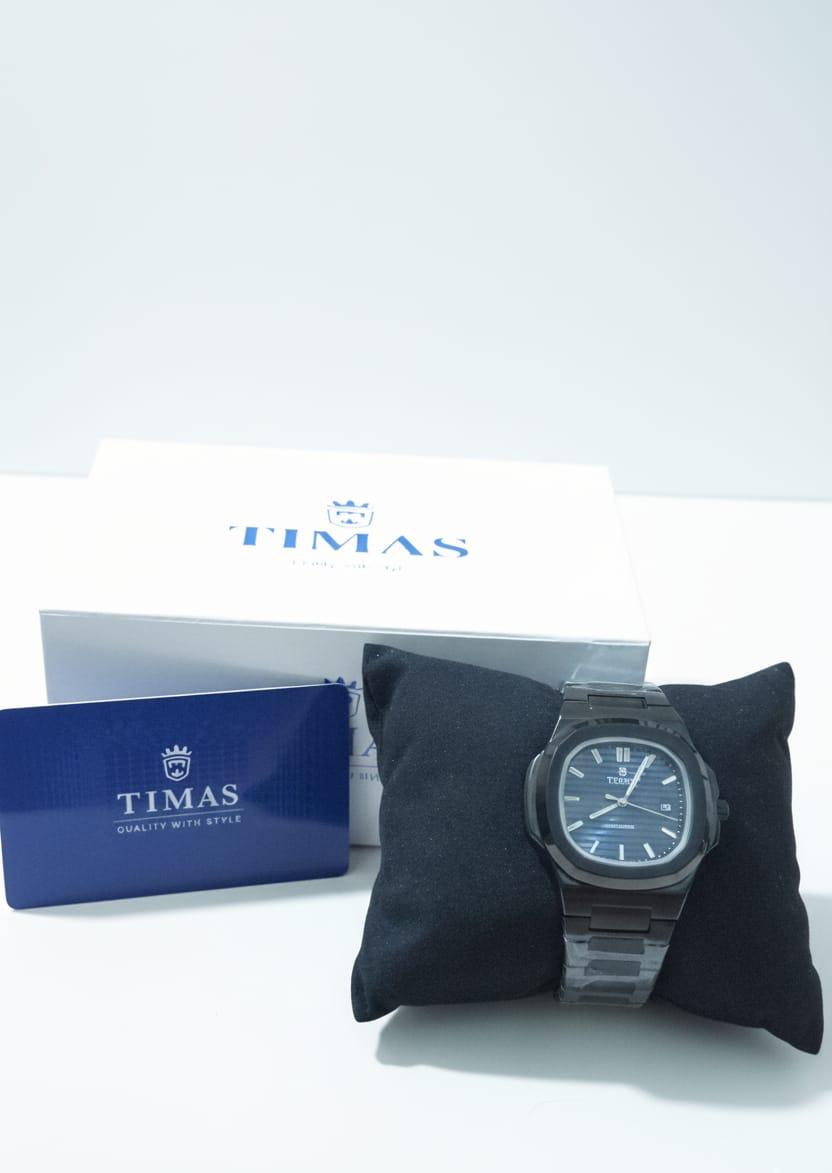 Timas Men’s Faceted Watch – Modern Luxury Redefined