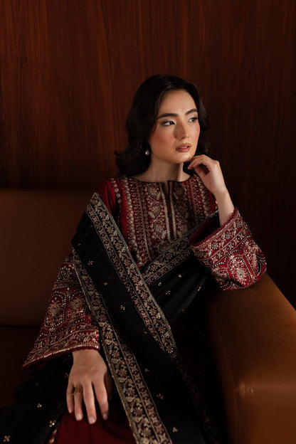 ROYAL PRET 3PC - Embroidered Lawn Dress