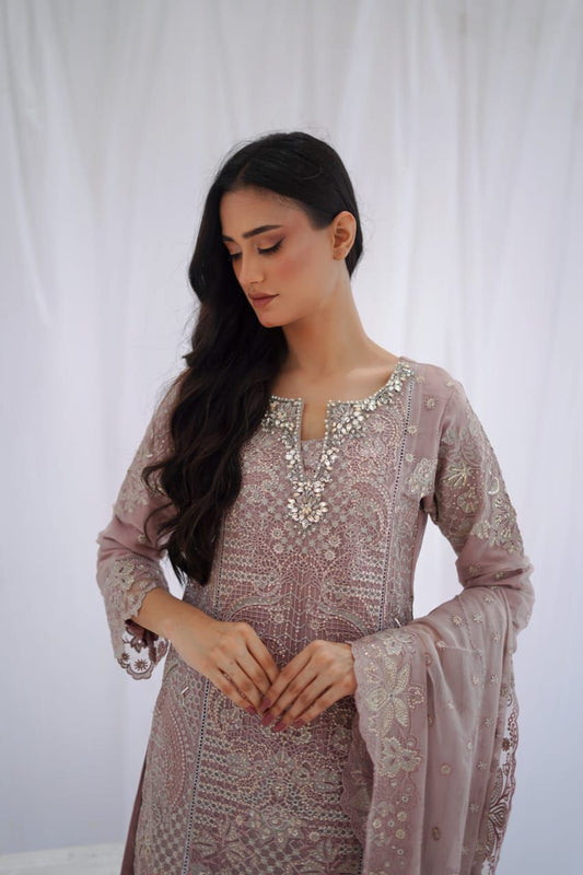 NEW ARRIVAL – T-Pink Chiffon Set