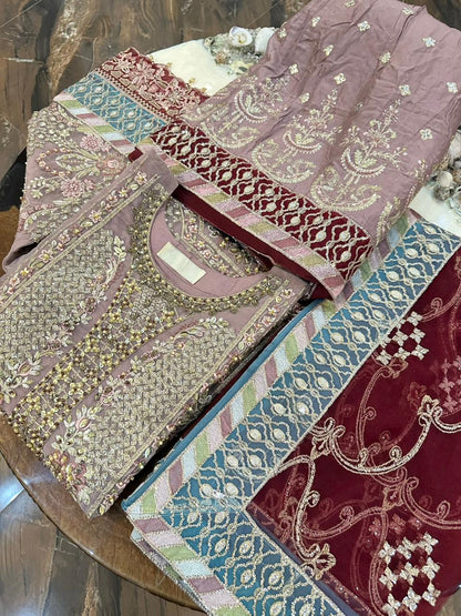 New Pure Organza Beautiful Heavy Ready To Wear