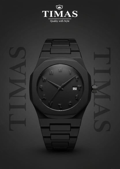 Arabic Black Aura Watch  | High Quality Water Proved With Warranty